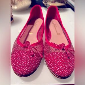 Pretty Ballerina sparkly flat shoes